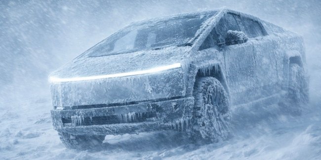 Тестування справжнього пробігу на морозі для відомих електрокарів.