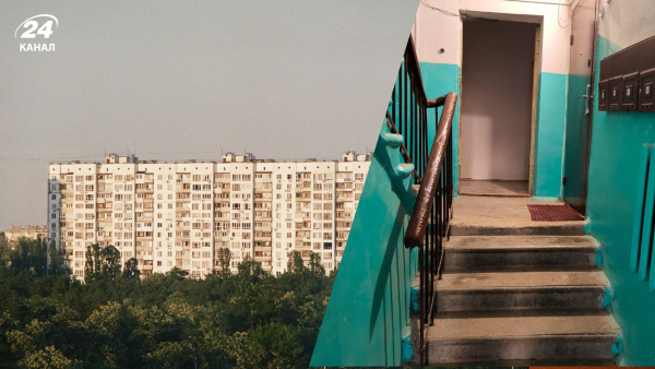 Чому в старих парадних нижню частину стін фарбували у блакитний або зелений колір?