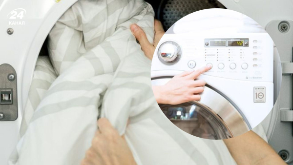 Який режим температури вибрати для прання постільної білизни