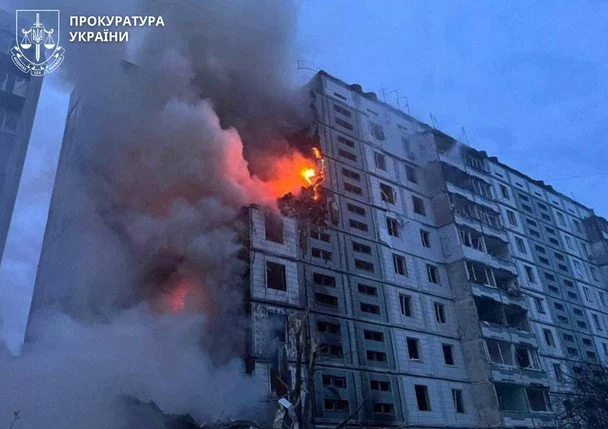 Фото: постраждалий будинок в Умані 28 квітня 2023 / © Офіс Генерального прокурора