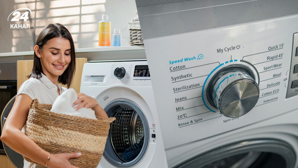 Оптимальна температура води для щоденного прання в машинці.