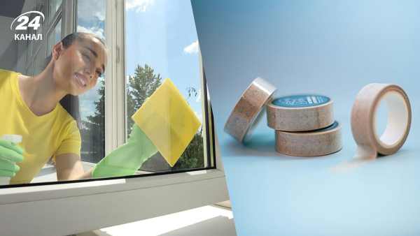 Прості способи очистити вікна від слідів скотчу.