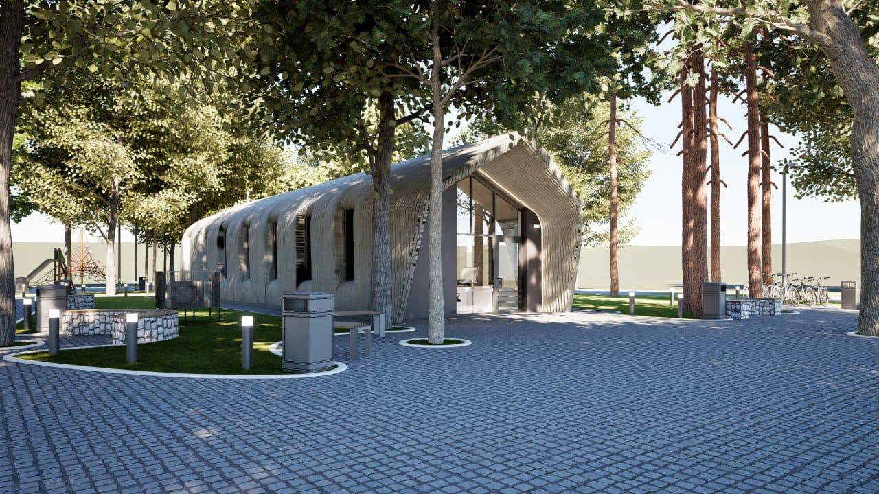 Будівництво амбулаторії у Бучі за допомогою 3D-друку