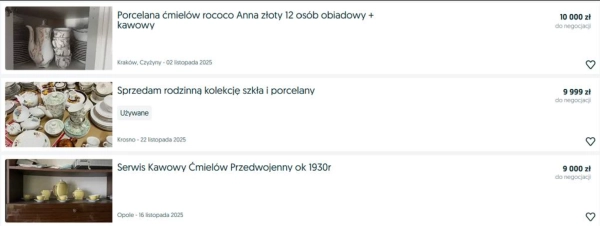 Старовинні сервізи з бабусиної скрині: у Польщі їх скуповують за десятки тисяч злотих